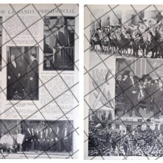 AFICHE ANTIGUO FRANCISCO I. MADERO TOMA POSESION 1911