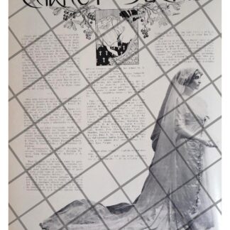 AFICHE RETRO BODA. MARIA ABASCAL DE RUL 1911