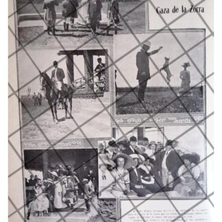 AFICHE RETRO EJERICIOS CLUB HIPICO ALEMAN 1911 LPR