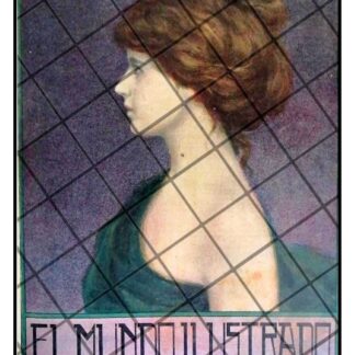 PORTADA ANTIGUA ARTISTICA 1911. MUSA LPR