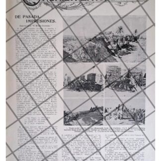 AFICHE RETRO LA GUERRA TURQUIA - ITALIA 1911 LPR