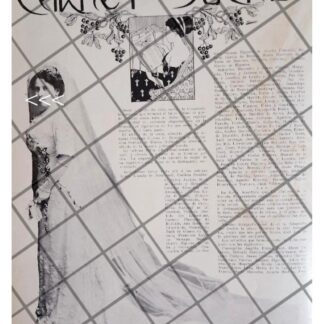 AFICHE RETRO BODA. MRIA L. MORENO ARANGUREN 1911 *R