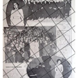 AFICHE ANTIGIO VELADA. ESCUELA NACIONAL PREPARATORIA 1911 *R