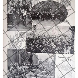 AFICHE ANTIGIO FRANCISCO I. MADERO COLEGIO MILITAR 1911 *R