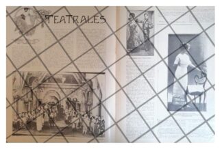 AFICHE ANTIGUO TEMPORADA TEATRAL 1911 TEATRO ARBEU Y MARGARITA LETECHIPIA MAS *R