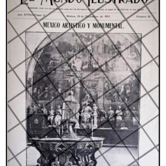 PORTADA ANTIGUA 1911 TEMPLO SANTA ROSA, QUERETARO *R