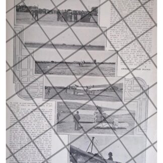 AFICHE RETRO AVIADORA HARRIET QUIMBY EN MEXICO 1911 *R