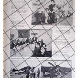 AFICHE RETRO PILOTO MARTIN MENDIA Y MAS NOTAS 1911 *R