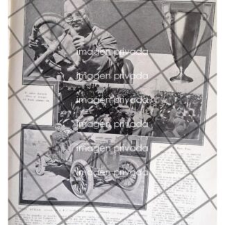 CARTEL ANTIGUO AUTOS BUICK 1911 CARRERA EL BUEN TONO *R