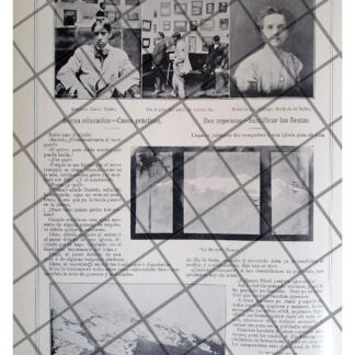 AFICHE ANTIGUO EL PINTOR ARMANDO GARCIA NUÑEZ 1911 *R