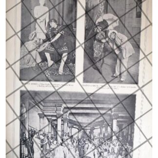 AFICHE ANTIGUO JOAQUIN PARDAVE Y OTROS. TEATRO ARBEU 1911