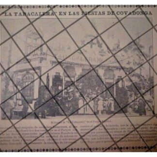 AFICHE ANTIGUO LA TABACALERA MEXICANA EN KERMESSE 1911 *R