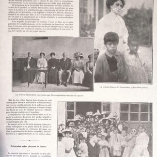 AFICHE ANTIGUO MARIA GOMEZ DE BACMEISTER 1911