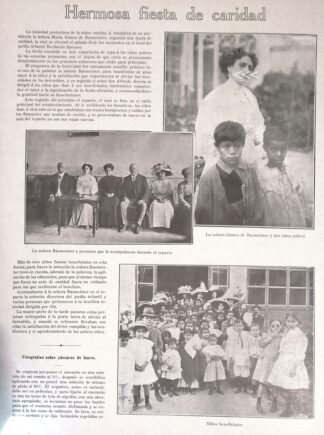 AFICHE ANTIGUO MARIA GOMEZ DE BACMEISTER 1911