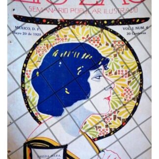 PORTADA ANTIGUA. ACTRIZ DE CINE MUDO THEDA BARA 1920