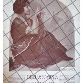 AFICHE ANTIGUO. ACTRIZ. HELEN FERGUSON 1920 CINE MUDO