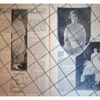 AFICHE ANTIGUO ACTRIZ MADGE KENNEDY 1920 CINE MUDO