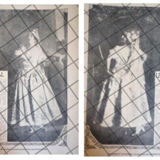 AFICHE ANTIGUO LA BAILARINA ANTONIA MERCE EN MEXICO 1920