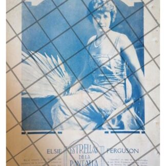 FOTO GRABADO ANTIGUO. ACTRIZ. ELSIE FERGUSON 1920 CINE MUDO