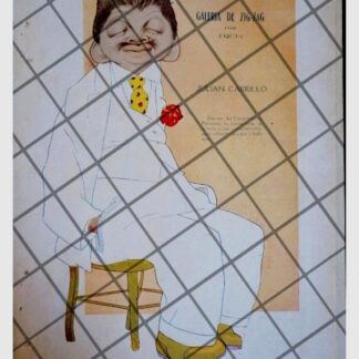 CARICATURA ANTIGUA JULIAN CARRILLO 1920 POR: AUDIFFRED