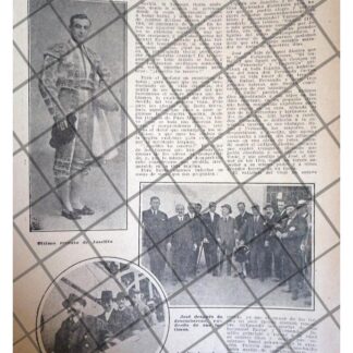 AFICHE ANTIGUO LA MUERTE DE JOSELITO EL GALLO 1920 TOROS