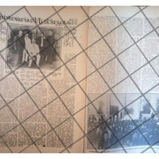 AFICHE ANTIGUO RECUERDAN CAIDA DE PORFIRIO DIAZ 1920