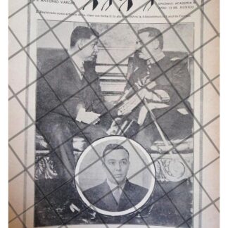 AFICHE ANTIGUO ADOLFO DE LA HUERTA Y JACINTO TREVIÑO 1920