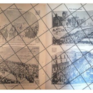 AFICHE ANTIGUO DESFILE MILITAR 1920 ALVARO OBREGON. GRAL. HILL