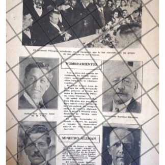 AFICHE ANTIGUO BANQUETE A ALVARO OBREGON 1920