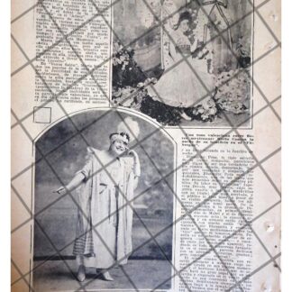 AFICHE ANTIGUO FUNCION A BENEFICIO DE MARIA CONESA 1920