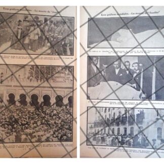 AFICHE ANTIGUO MUERE EL TORERO JOSELITO. EL GALLO 1920