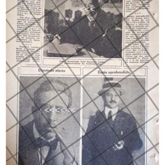 AFICHE ANTIGUO JOSE INOCENTE LUGO Y OTROS 1920