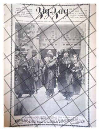 AFICHE ANTIGUO MISA A PORFIRIO DIAZ 1920 AMADA DIAZ