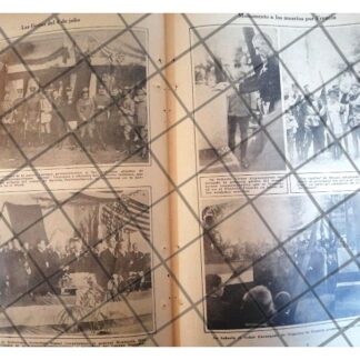 AFICHE ANTIGUO VETERANOS FRANCECES 1920 MEXICO