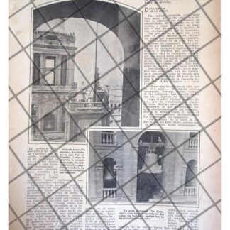 AFICHE ANTIGUO LEYENDA DE LAS CAMPANAS DE LA CATEDRAL 1920