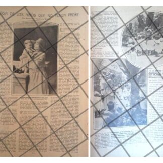 AFICHE ANTIGUO EL ORFANATO DE LOS NIÑOS EXPOSITOS 1920