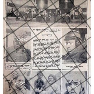 AFICHE ANTIGUO FATAL ACCIDENTE DE AVIACION CMDX 1920