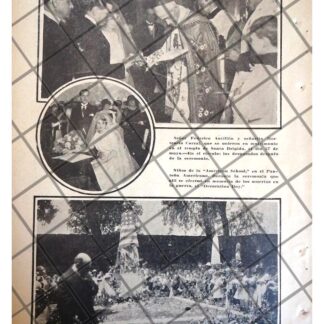 AFICHE ANTIGUO BODA ANTILLON CORRAL 1920 Y OTROS