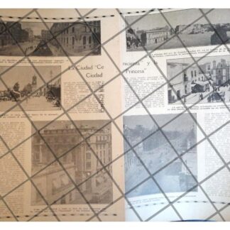 AFICHE ANTIGUO, LA CIUDAD DE MEXICO 1920