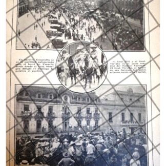 AFICHE RETRO. ENTRA ALVARO OBREGON /HOTEL ST. FRANCIS 1920