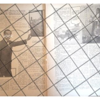 AFICHE RETRO. ENTREVISTA A PINTOR FERNANDO BEST P. 1920