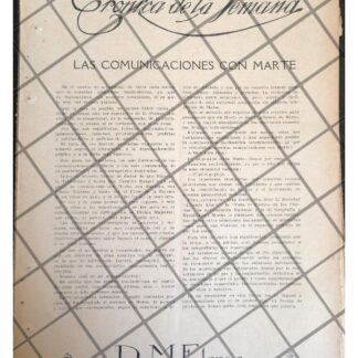 AFICHE ANTIGUO NOTAS EDITORIALES DR. MANUEL FLORES 1921