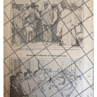 AFICHE ANTIGUO ALVARO OBREGON EN MANZANILLO ETC 1920