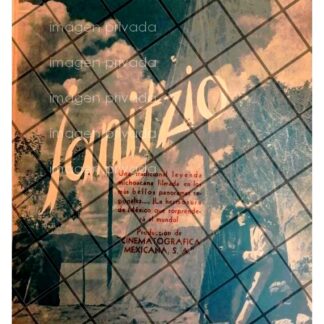 AFICHE DE CINE ANTIGUO PELICULA. JANITZIO 1935