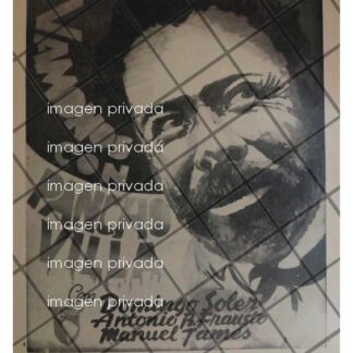 CARTEL ANTIGUO PELICULA. VAMONOS CON PANCHO VILLA 1936