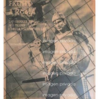 CARTEL ANTIGUO PELICULA. ATILA FRENTE A ROMA 1954