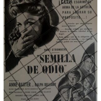 AFICHE RETRO PELICULA. LA GRAN TRIFULCA 1945