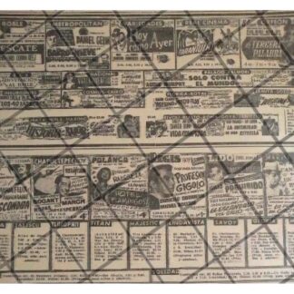 CARTELERA DE CINE RETRO AGO. 1956