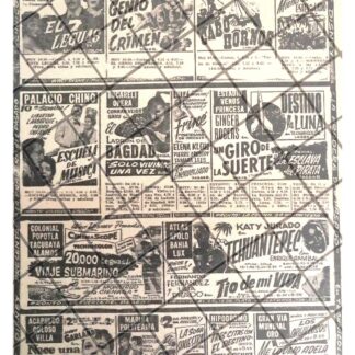 CARTELERA DE CINE RETRO DIC 1955