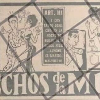 AFICHE DE CINE RETRO PELICULA LOS DERECHOS DE LA MUJER 1964